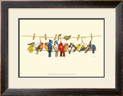 Bird Menagerie Ii by Wendy Russell Pricing Limited Edition Print image