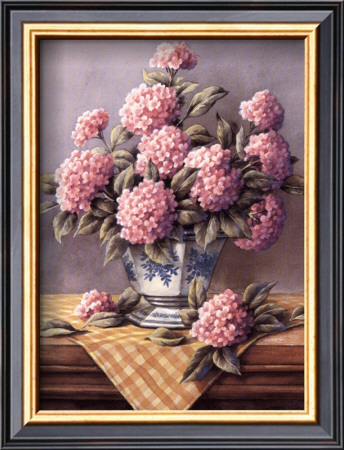 Pink Hydrangeas by T. C. Chiu Pricing Limited Edition Print image