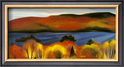 Lake George, Autumn, 1927 by Georgia O'keeffe Pricing Limited Edition Print image