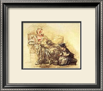 Woman With Child by Jean-Baptiste Simeon Chardin Pricing Limited Edition Print image