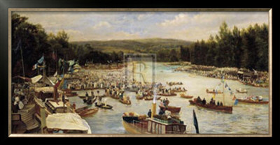 Boating Scene by T Hines Pricing Limited Edition Print image