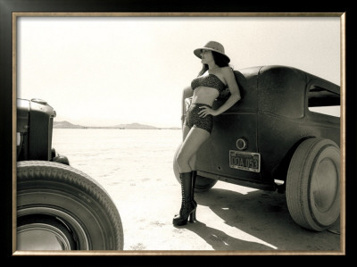 Pin-Up Girl: Salt Flat Safari by David Perry Pricing Limited Edition Print image