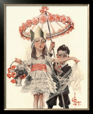 May Queen, C.1921 by Joseph Christian Leyendecker Pricing Limited Edition Print image