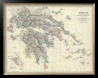 Greece, C.1861 by Alexander Keith Johnston Pricing Limited Edition Print image