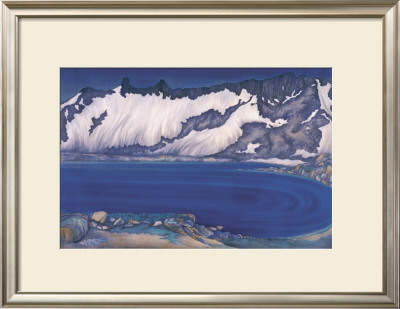 Lake Basin In The High Sierra, C.1930 by Chiura Obata Pricing Limited Edition Print image