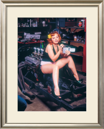 Pin-Up Girl: Hot Rod Cigarette by David Perry Pricing Limited Edition Print image