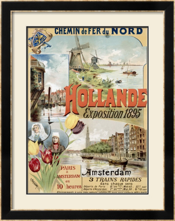 Chemin De Fer Du Nords, Hollande by Gustave Fraipont Pricing Limited Edition Print image