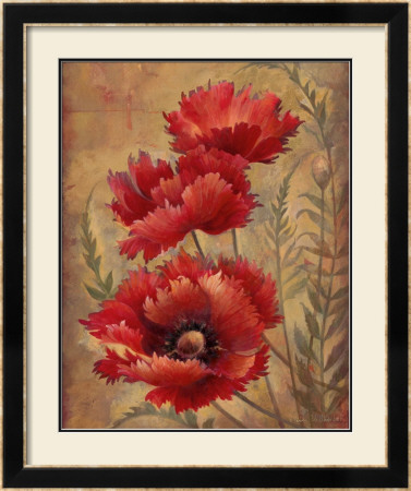 Poppy Passion Ii by Elaine Vollherbst-Lane Pricing Limited Edition Print image