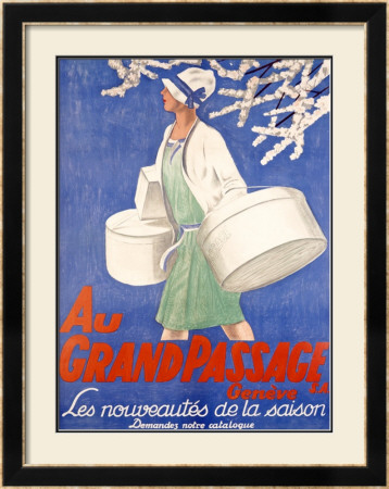 Au Grand Passage by Emil Cardinaux Pricing Limited Edition Print image