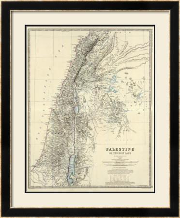 Palestine, C.1861 by Alexander Keith Johnston Pricing Limited Edition Print image