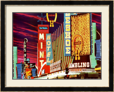 Fremont Street, Las Vegas, Nevada by Mitchell Funk Pricing Limited Edition Print image