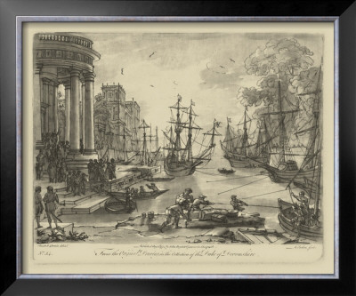 Antique Harbor V by Claude Lorrain Pricing Limited Edition Print image