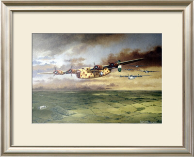 Wwii, Aaf B-24D Consolidated Bomber by Paul Wollman Pricing Limited Edition Print image