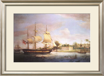 Approaching Calcutta, 1804 by Thomas Whitcombe Pricing Limited Edition Print image