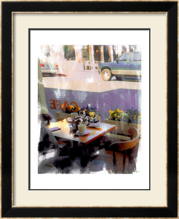 Afternoon Cafe, Venice Beach, California by Nicolas Hugo Pricing Limited Edition Print image