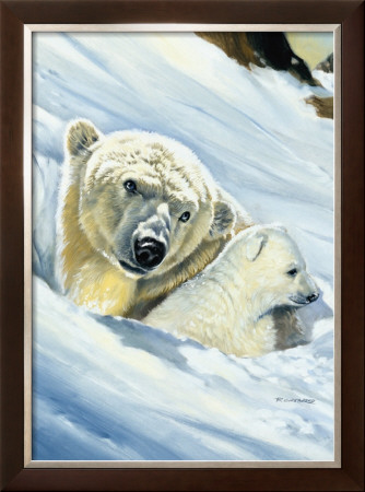 Polar Bear Mama by Renato Casaro Pricing Limited Edition Print image