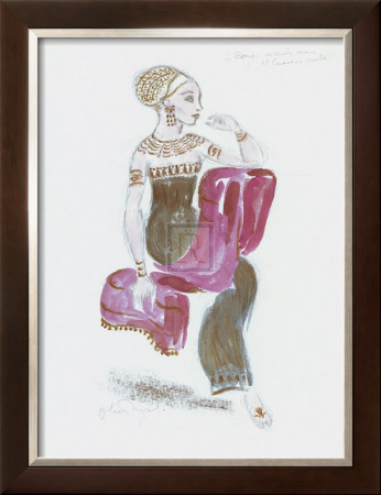 Designs For Cleopatra Xxxviii by Oliver Messel Pricing Limited Edition Print image