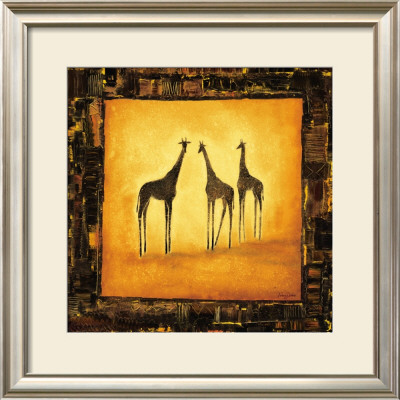 Les Trois Girafes by Valerie Delmas Pricing Limited Edition Print image