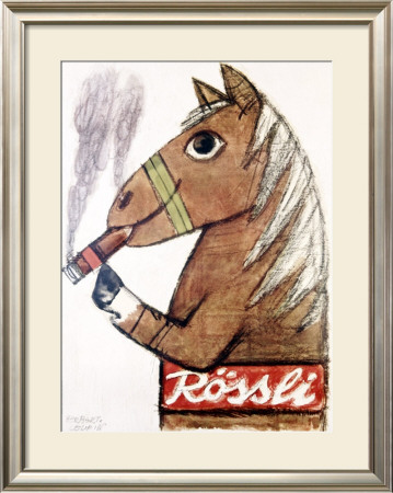 Rossli Cigars by Herbert Leupin Pricing Limited Edition Print image