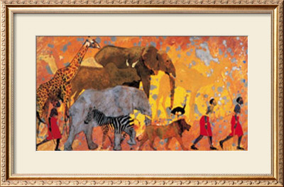 African Procession by Gregory Alexander Pricing Limited Edition Print image