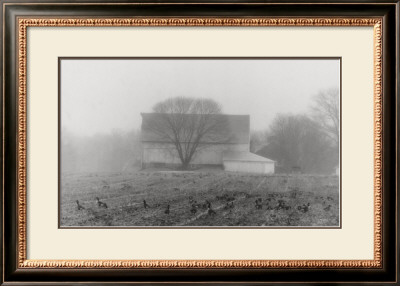 Barns And Geese by Tarver Pricing Limited Edition Print image