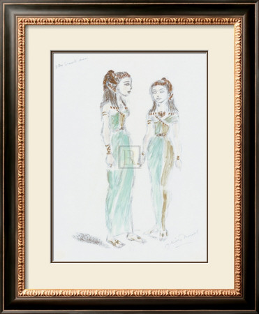 Designs For Cleopatra Xlix by Oliver Messel Pricing Limited Edition Print image