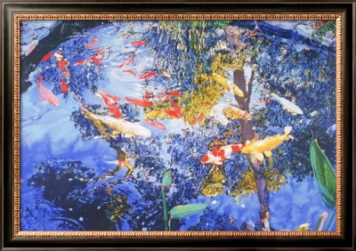 Pond With Goldfish, 2004 by Joseph Raffael Pricing Limited Edition Print image