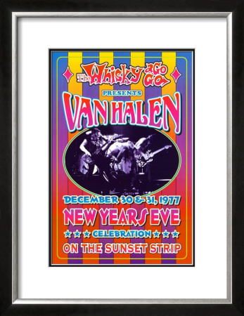 Van Halen At The Whiskey A-Go-Go by Dennis Loren Pricing Limited Edition Print image