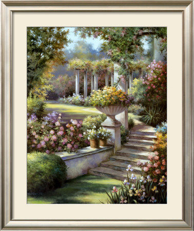 Irises In The Garden by Tan Chun Pricing Limited Edition Print image