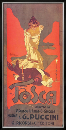 Puccini, Tosca by Adolfo Hohenstein Pricing Limited Edition Print image