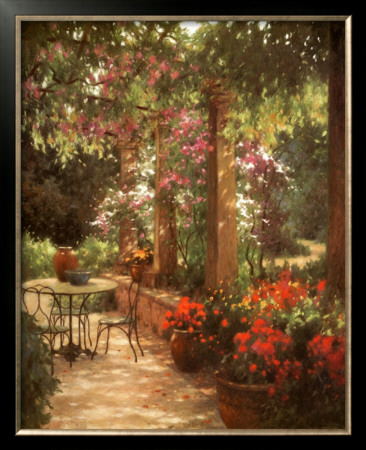 Under The Trellis by Allan Myndzak Pricing Limited Edition Print image