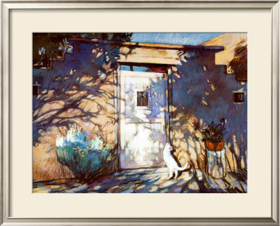 Santa Fe Shadows by Gary Blackwell Pricing Limited Edition Print image