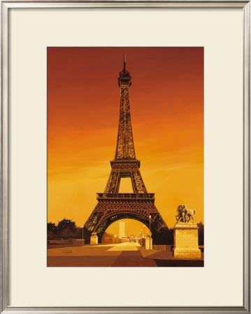 Paris, Eiffel Tower by Leon Wells Pricing Limited Edition Print image