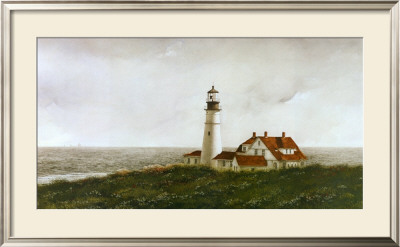 Above Portland Light by Douglas Brega Pricing Limited Edition Print image