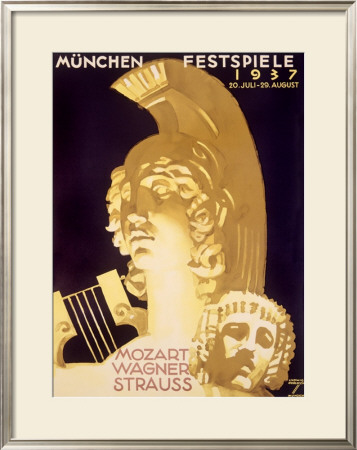 Munich Music Festival, C.1937 by Ludwig Hohlwein Pricing Limited Edition Print image