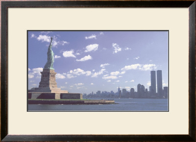Stand Tall For Freedom-Statue Lib And Wtc by Steve Vidler Pricing Limited Edition Print image