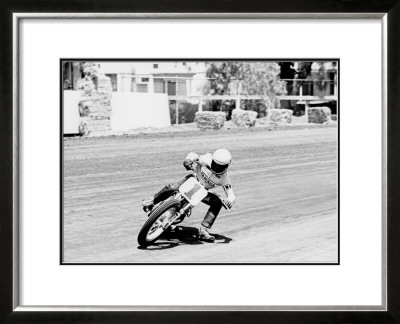 Kenny Roberts 750 Yamaha Flat Track Poster by Jerry Smith Pricing Limited Edition Print image