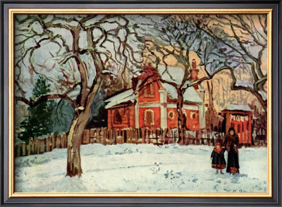 Kastanienbaume In Louveciennes by Camille Pissarro Pricing Limited Edition Print image
