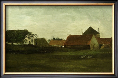 Evening Landscape by Vincent Van Gogh Pricing Limited Edition Print image