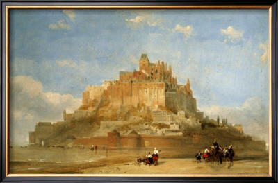 Mont St Michel From The Sands by David Roberts Pricing Limited Edition Print image