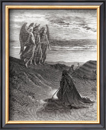 The Lord Appearing Before Abraham by Gustave Dore Pricing Limited Edition Print image