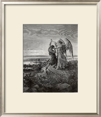 Jacob Wrestling With The Angel by Gustave Dore Pricing Limited Edition Print image