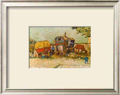 Caravans Encampment Of Gypsies by Vincent Van Gogh Pricing Limited Edition Print image
