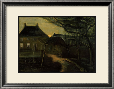 The Parsonage At Nuenen At Dusk, Seen From The Back by Vincent Van Gogh Pricing Limited Edition Print image