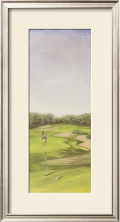 Golf Course With Checked Flag by Jose Gomez Pricing Limited Edition Print image