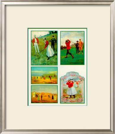 Golf by Santa Pricing Limited Edition Print image