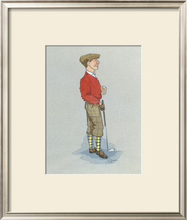 The Golfer by Simon Dyer Pricing Limited Edition Print image