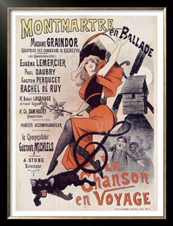 Montmartre En Ballade, La Chanson by Alfred Choubrac Pricing Limited Edition Print image