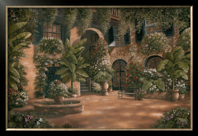 French Quarter Courtyard I by Betsy Brown Pricing Limited Edition Print image