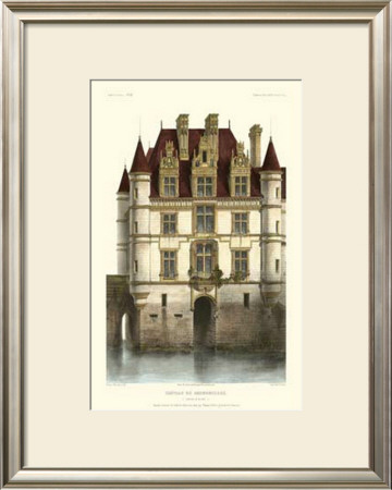 French Chateaux In Brick I by Victor Petit Pricing Limited Edition Print image